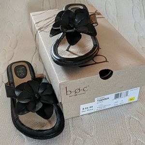 Women's BOC Tianna Black Sandals 9M
